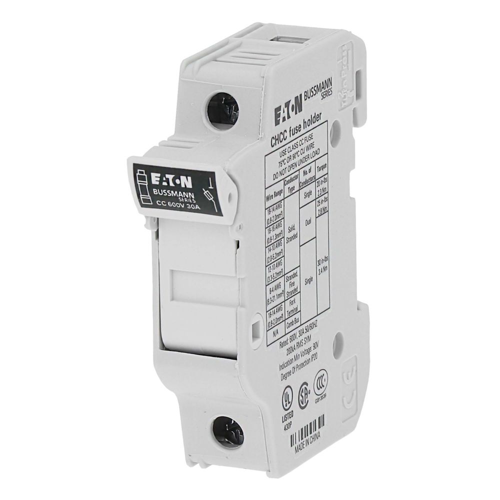 Bussmann CHCC1DU 系列模块化保险丝座 单极 30A